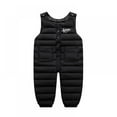 thumbnail image 1 of GYRATEDREAM Infant Baby Boys Girls Sleeveless Winter Warm Jumpsuit Suspender Ski Bib Pants Overalls Trousers 6 Months- 4 Years, 1 of 3