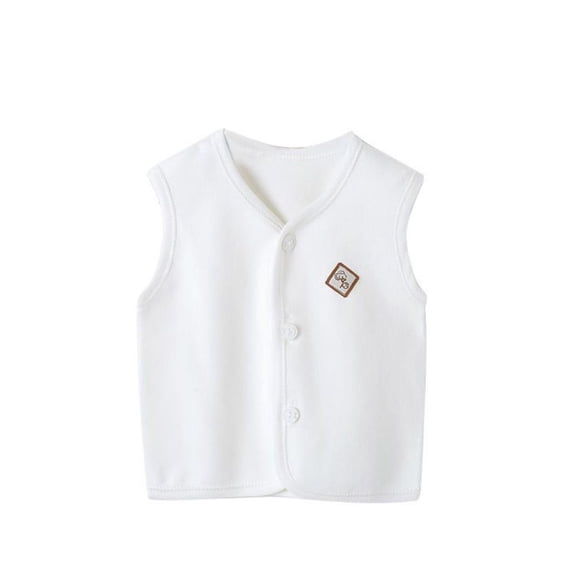 GYRATEDREAM Infant Toddler Baby Cotton Sleeveless Vest Outwear Boys Girls Warm Fashion Windproof Button down Cardigan Padded Waistcoat for 6 Months-5 Years