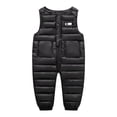 thumbnail image 1 of GYRATEDREAM Infant Toddler Baby Winter Snow Pants Down Puffer Warm Overall Boys Girls Zip up Snowsuit Windproof Fleece Lined for 6 Months-5 Years, 1 of 4