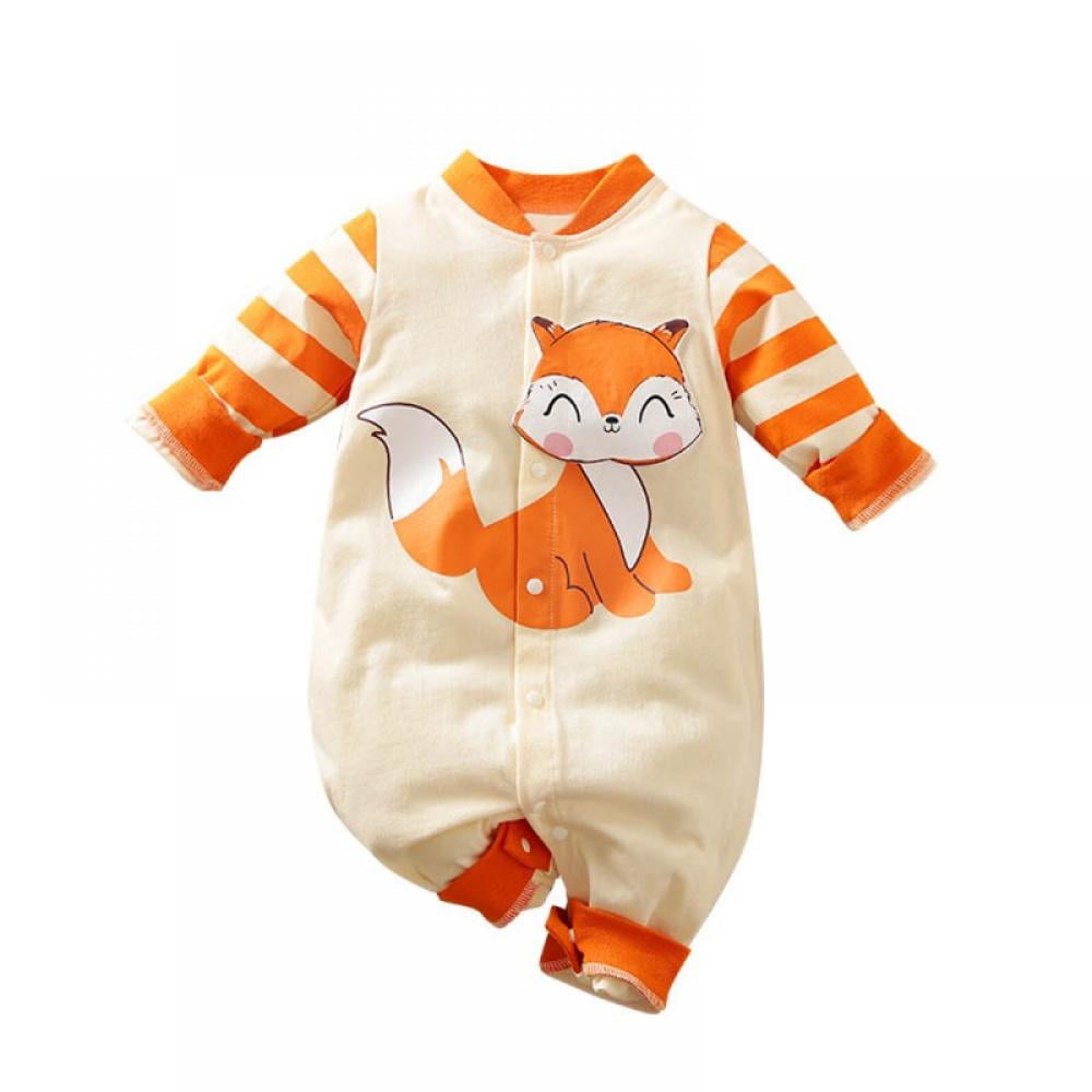 GYRATEDREAM Kids Baby Boy Girl Romper Newborn Long Sleeve Jumpsuit