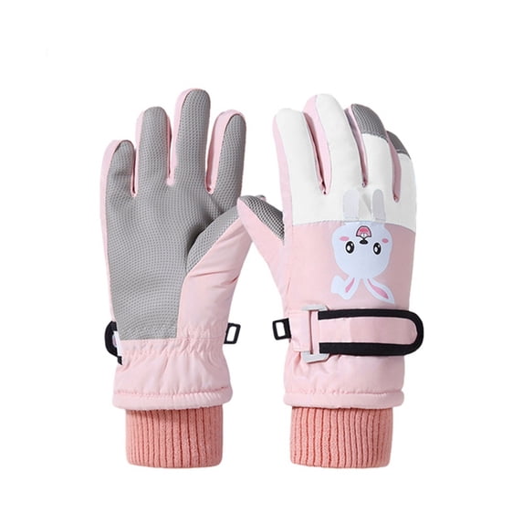 GYRATEDREAM Kids Boy Girl Warm Winter Gloves Non Slip Riding Driving Hiking Ski Snow Gloves Thermal Winter Gloves