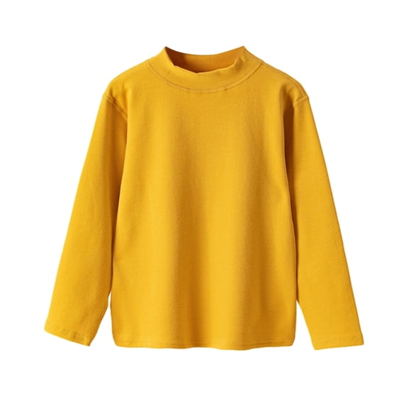 GYRATEDREAM Kids Boys Girls Cable Knit Slim Fit Sweaters Long Sleeve Crewneck Chunky Pullover Cute Knitwear Fall Jumper Tops for 2-3Y Yellow