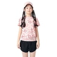 thumbnail image 1 of GYRATEDREAM Kids Boys Girls Spring Summer T-shirt Moisture Wicking Athletic Graphic Print T Shirts Children Short Sleeve Breathable Quick Dry Sports Tee Tops for 7-13 Years, 1 of 8