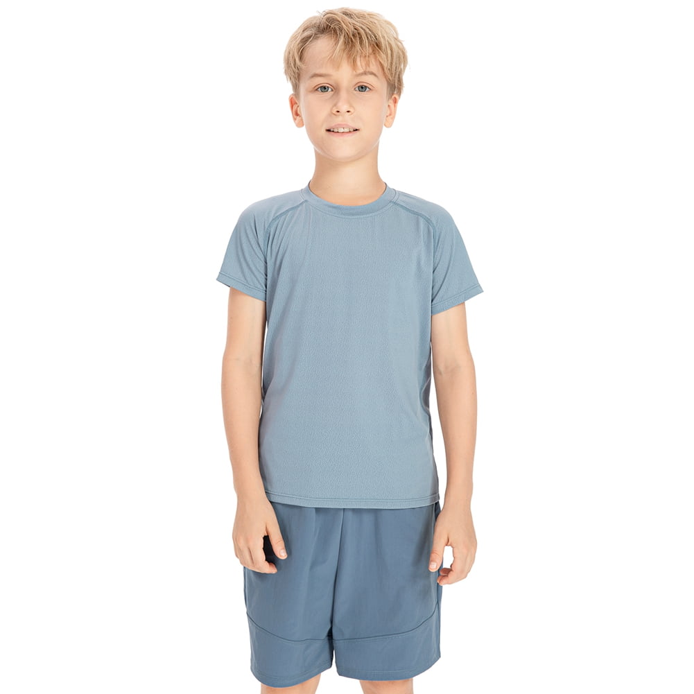 GYRATEDREAM Kids Compression Shirt Short Sleeve Underwear Football