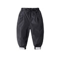 thumbnail image 1 of GYRATEDREAM Kids Down Pants Baby Boys Girls Windproof Warm Snow Pants Winter Thicker Elastic Waist Trousers 2-7T, 1 of 10