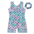 thumbnail image 1 of GYRATEDREAM Kids Girls Gymnastics Leotards Toddlers Dance Ballet Athletic Sparkly One-Piece Biketards with Shorts 3-10 Years, 1 of 6