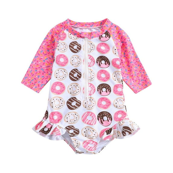 GYRATEDREAM Kids Girls Rash Guard Short Sleeve One Piece Swimsuits Zipper Quick Dry Bathing Suits UPF 50+