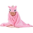 thumbnail image 1 of GYRATEDREAM Kids Hooded Beach Bath Towel, Boys Girls Hooded Bath Towel Wrap Toddlers Pool Towel with Hood Cover-ups for 0-24M, 1 of 4