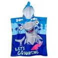 thumbnail image 1 of GYRATEDREAM Kids Hooded Beach Towels Robe Girls Boys Cartoon Pattern Beach Swimming Quick Dry Absorbent Poncho, 1 of 4