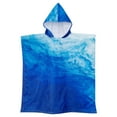 thumbnail image 1 of GYRATEDREAM Kids Hooded Beach Towels Robe Girls Boys Cartoon Pattern Beach Swimming Quick Dry Absorbent Poncho, 1 of 4
