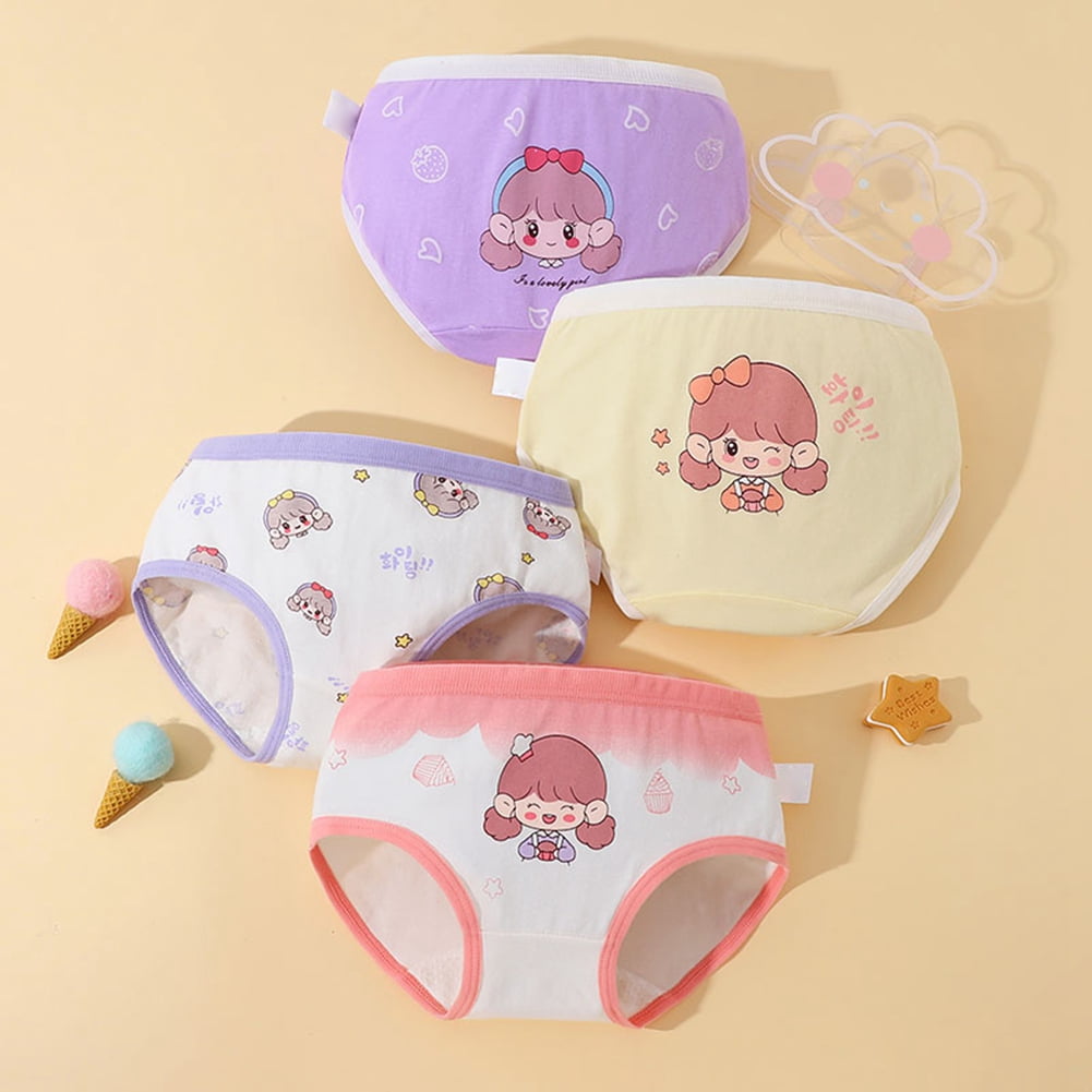 GYRATEDREAM Kids Little Girls Underwear Soft Cotton Underwear Kids