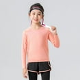 thumbnail image 1 of GYRATEDREAM Kids Summer Moisture Wicking Active Sports T-Shirt Round Neck Long Sleeve Quick Dry Undershirt Boys & Girls Teenagers Aged 4 Years-12 Years, 1 of 8