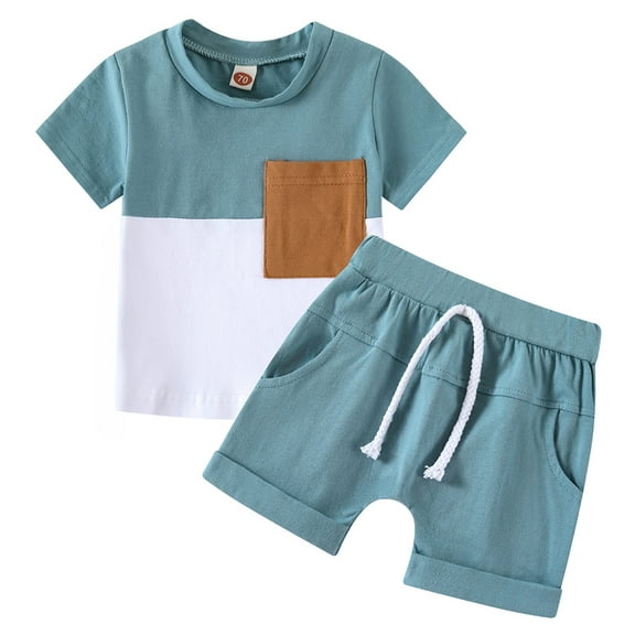 GYRATEDREAM Kids Toddler Baby Boy Outfits T Shirt Short Sleeve   Shorts 2PCS Set 0-5T