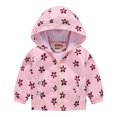 thumbnail image 1 of GYRATEDREAM Kids Toddler Girls Cartoon Spring Fall Outerwear Windbreaker Zipper Hooded Lightweight Jackets Coat, 1 of 9