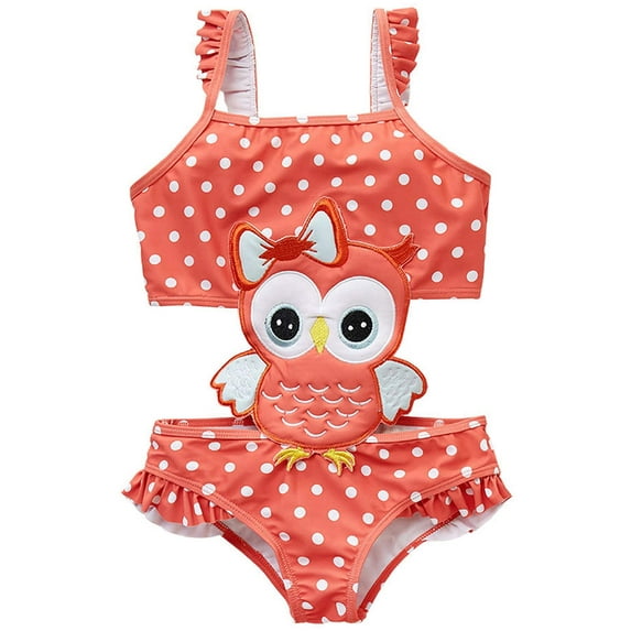 GYRATEDREAM Kids Toddler Girls Swimsuit Swimming Costume One-Piece Bathing Suit 6-7T - Whale