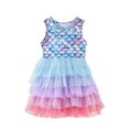 thumbnail image 1 of GYRATEDREAM Little Girls Layered Tutu Dress Toddler Sleeveless Dresses Summer Dresses Casual Party Tulle Sundress, 1 of 1