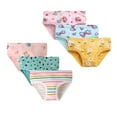 thumbnail image 1 of GYRATEDREAM Little Girls' Soft Cotton Underwear Kids Breathable Comfort Panty Briefs Toddler Undies(Pack of 6), 1 of 9