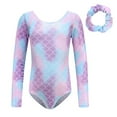 thumbnail image 1 of GYRATEDREAM Long Sleeve Leotards for Girls One Piece Gymnastics Athletic Dance Wear Toddler Tumbling Outfits, 1 of 6