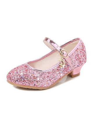 Rose Gold Rock Glitter Mary Jane Flats para zapatos de niñas de flores,  zapatos de niñas, zapatos de vacaciones, zapatos de fiesta, zapatos de boda  de otoño -  España