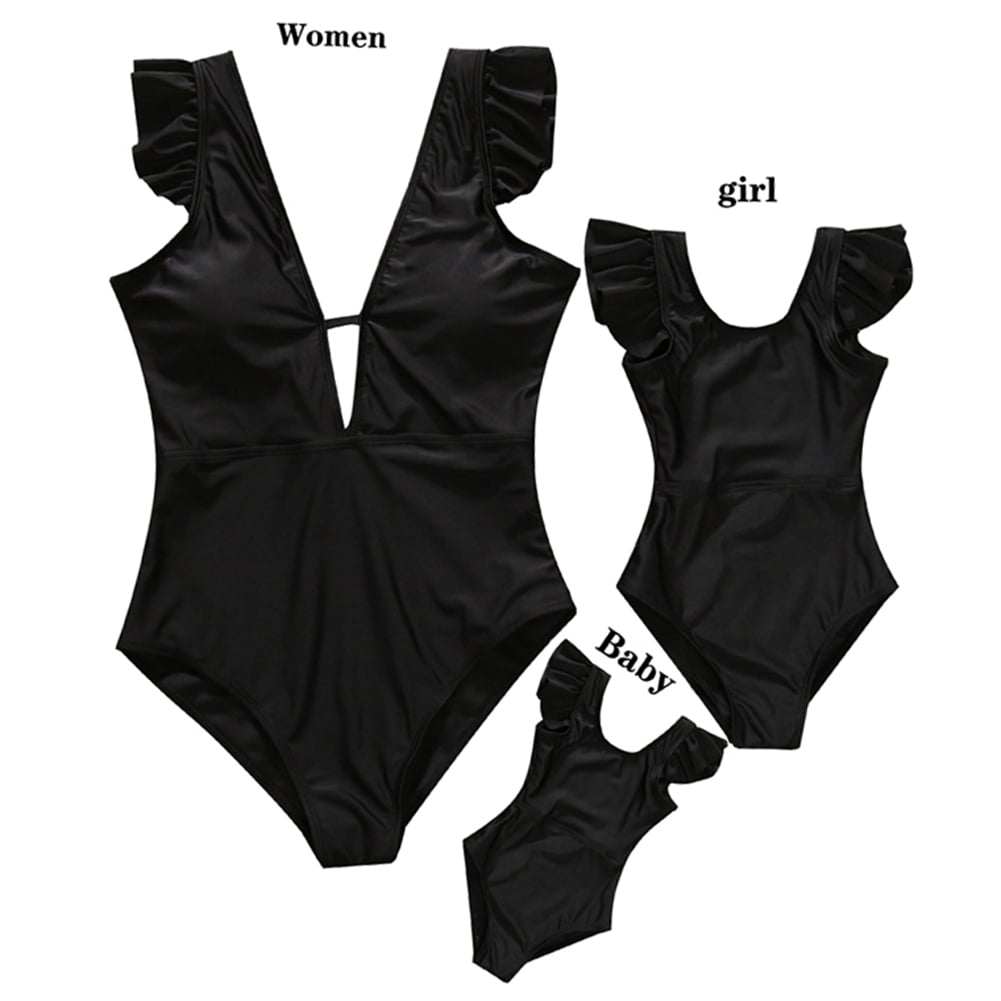 GINKANA Maternity One Piece Swimsuit - Tie Shoulder V Neck Bathing Suit With Removable Pads, Pregnancy Swimwear - View #10