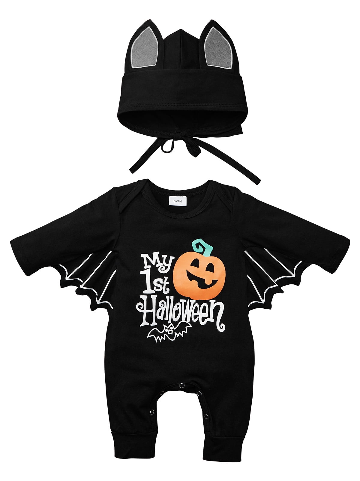 GYRATEDREAM My First Halloween Outfits Bat Costume Newborn Infant Baby ...