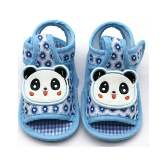 GYRATEDREAM Newborn Baby Boys Girls Anti-Slip Cotton Summer Sandals Soft Sole Slippers Infant First Walkers 0-18 Months