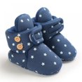 thumbnail image 1 of GYRATEDREAM Newborn Infant Baby Girl Boy Cotton Booties Stay On Sock Slippers Soft Bedroom Shoes Non-Skid Ankle Boots Toddler Crib Warm Shoe First Walker Birthday Shower Gift 0-18M, 1 of 12