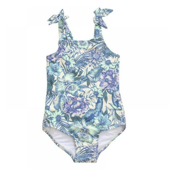 GYRATEDREAM One Piece Swimsuits Kids Beach Swimwear Bathing Suit Outfits Little Girls Swimming Wear-Girls Swimsuit(7-8Years)