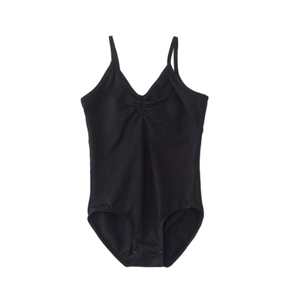 GYRATEDREAM Performance Classics Camisole Ballet Leotards for Girls/Toddlers/Kids, Adjustable Double Strap Gymnastics and Ballet Dancewear for 3-13 Years Black