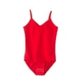 thumbnail image 1 of GYRATEDREAM Performance Classics Camisole Ballet Leotards for Girls/Toddlers/Kids, Adjustable Double Strap Gymnastics and Ballet Dancewear for 3-13 Years Red, 1 of 1