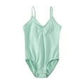 thumbnail image 1 of GYRATEDREAM Performance Classics Camisole Ballet Leotards for Girls/Toddlers/Kids, Adjustable Double Strap Gymnastics and Ballet Dancewear Light Green for 3-13Y, 1 of 5