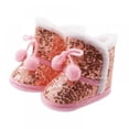 thumbnail image 1 of GYRATEDREAM Prewalker Toddler Boots Premium Soft Anti-Slip Sole Warm Winter Boots for Infant Baby Girls 0-18 Months, 1 of 10