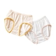 thumbnail image 1 of GYRATEDREAM Teen Girls Underwear Cotton Panties Briefs Solid Color HipsterPack of 2, 1 of 6