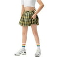 thumbnail image 1 of GYRATEDREAM Tennis Skirts for Girl High Waist Pleated Tennis Skorts Skirts Plaid Skirt Lining Shorts, 1 of 7