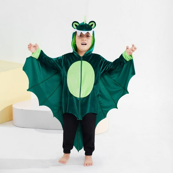 GYRATEDREAM Toddler Baby Animal Costume Kids Toddler Dinosaur Halloween Costume, Soft Dress Up for Baby Boys Girls 3-8Y
