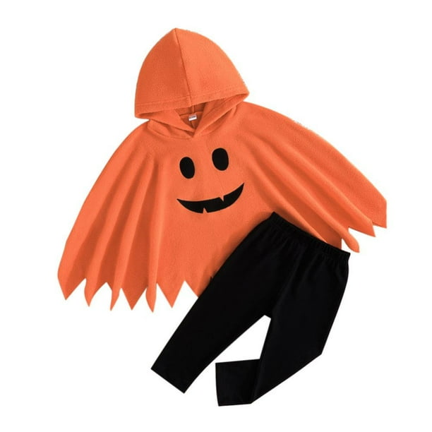 Pumpkin Hooded Cape Child Orange Pumpkin Hooded Cape Child Orange