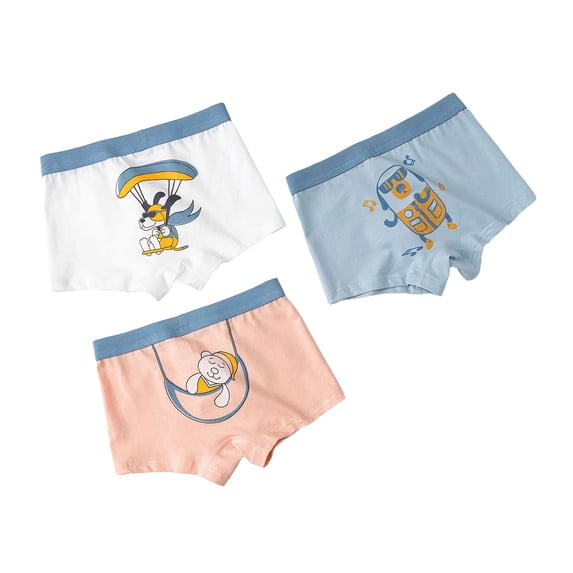 GYRATEDREAM Boys Boxer Brief Soft Toddler Underwear Children Undies Kids Cotton Underwear