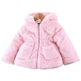 thumbnail image 1 of GYRATEDREAM Toddler Baby Girls Coats Cloak Zipper Woolen Jacket Dress Coat Outerwear Fall Winter Clothes for 2Y Pink, 1 of 6