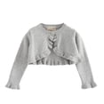 thumbnail image 1 of GYRATEDREAM Toddler Baby Girls Long Sleeve Shrug Knit Cardigan Crop Kids Bolero Dress Sweater Children Shawl Cover Up for 1-8 Years, 1 of 9