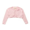 thumbnail image 1 of GYRATEDREAM Toddler Baby Girls Long Sleeve Shrug Knit Cardigan Crop Kids Bolero Dress Sweater Children Shawl Cover Up for 1-8 Years, 1 of 3