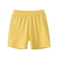thumbnail image 1 of GYRATEDREAM Toddler Baby Mid-Length Pant Boys Girls Soft Breathable High Waist Stretch Snug Fitting Pants Kids Running Athletic Workout Shorts for 12 Months-7 Years, 1 of 3