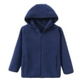 thumbnail image 1 of GYRATEDREAM Toddler Polar Fleece Jacket Hooded Baby Boys Girls Autumn Winter Long Sleeve Thick Warm Outerwear, 1 of 4