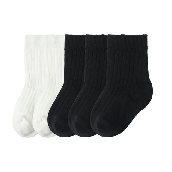 GYRATEDREAM Toddler Boys Girls Warm Crew Length Socks Winter Warm Thick Cotton Socks 5 Pack