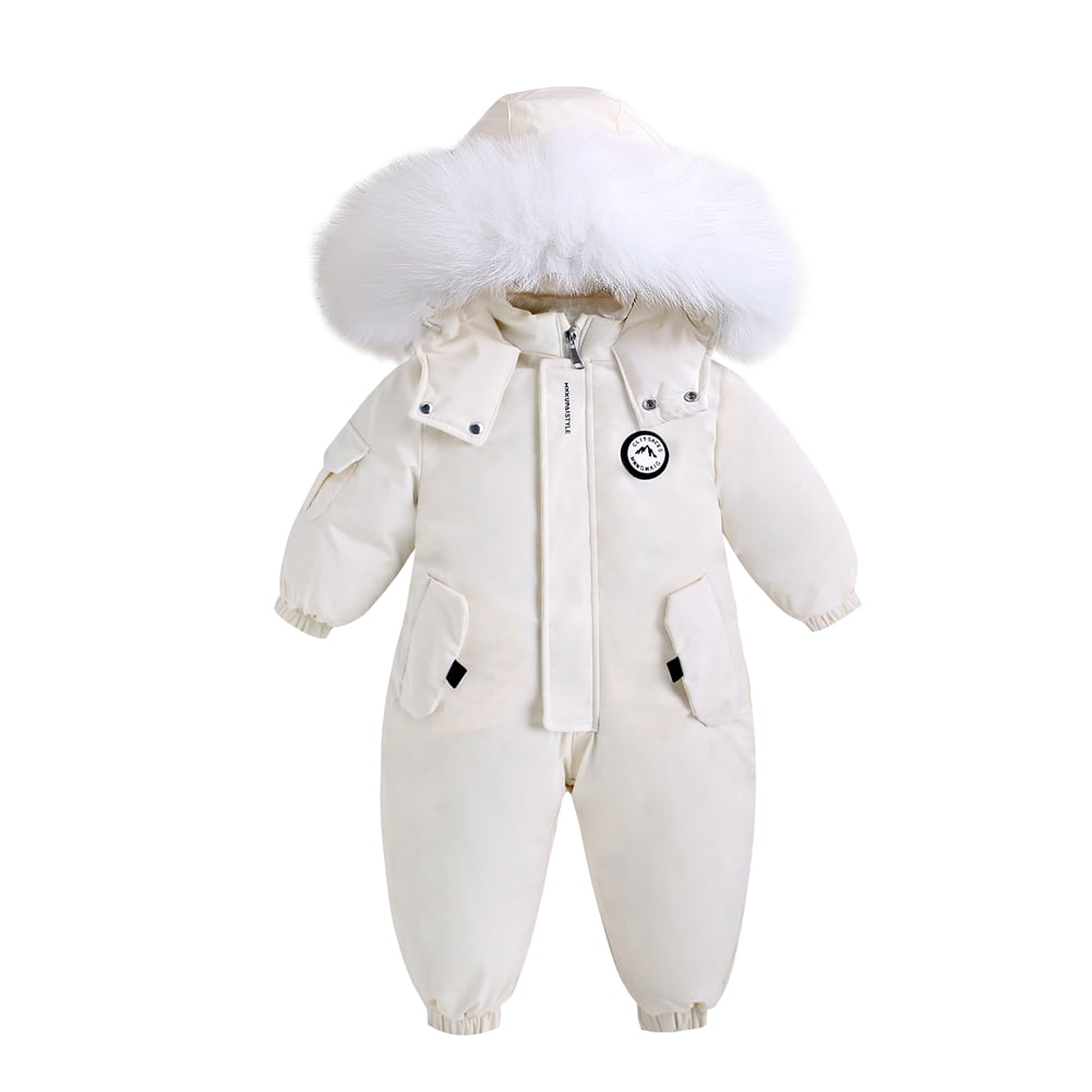 GYRATEDREAM Toddler Boys Girls Winter One Piece Snowsuits Baby Overalls Ski Suits Unisex Winter Waterproof Coats Jumpsuits for 1-5 Years