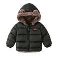 thumbnail image 1 of GYRATEDREAM Toddler Down Jacket Hooded Windproof Snow Winter Coat Outwear 18M-6T, 1 of 3