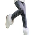 thumbnail image 1 of GYRATEDREAM Toddler Girl Leggings Footless Fleece Lined Winter Tights Legging Thick Warm Skinny Pant Stretchy Trousers 2-13 Years, 1 of 6