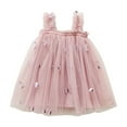 thumbnail image 1 of GYRATEDREAM Toddler Girl Mesh Tulle Dress Girls Butterfly Print Tutu Princess Dress Summer Party Wedding Dance Dress for 2-3Y, 1 of 1