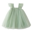 thumbnail image 1 of GYRATEDREAM Toddler Girl Mesh Tulle Dress Girls Tutu Princess Dress Summer Party Wedding Dance Dress for 2-3Y, 1 of 1