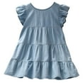 thumbnail image 1 of GYRATEDREAM Toddler Girl Summer Dress Princess Prom Dresses Kids Girl Birthday Party Outfit Sundress Sleeveless Dresses for 6-7Y, 1 of 1