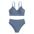 thumbnail image 1 of GYRATEDREAM Toddler Girl's 2 Piece Swimsuit Kids Two Piece Sport High Waist Bathing Suits Tankini Bikini Set Swimwear for 150, 1 of 1